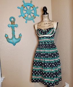 Betsey Johnson rare 50's style dress rockabilly